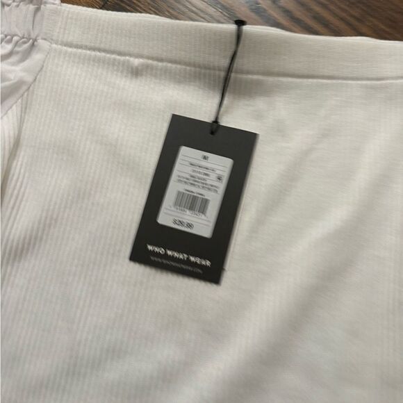 new who what wear off the shoulder long sleeve blouse - Picture 2 of 3